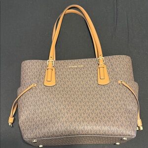 Michael Kors Brown Monogram Tote